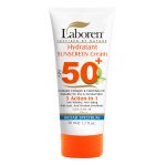 کرم ضد آقتاب بی رنگ لابورن مناسب پوست خشک و نرمال +spf50