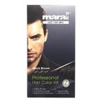 کیت رنگ مو مردانه قهوه‌ای مشکی مارال
