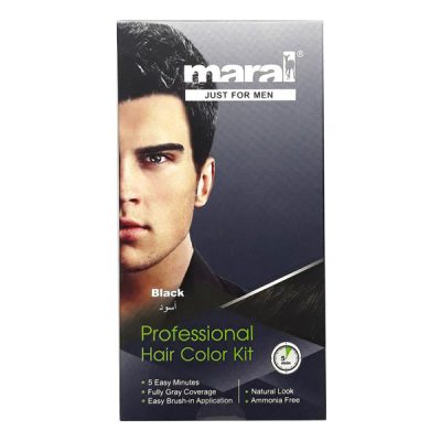 کیت رنگ مو مردانه مشکی مارال