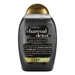شامپو زغال پاکسازی کننده مو او جی ایکس مدل Charcoal Detox حجم 385 میل