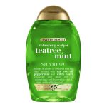 شامپو شاداب کننده پوست سر او جی ایکس مدل Teatree Mint حجم 385 میل