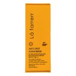 کرم ضد آفتاب و ضد لک بی رنگ لافارر مناسب پوست چرب SPF50 حجم 40 میل