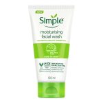ژل شستشو صورت سیمپل مدل Moisturizing حجم 150میل