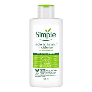 کرم آبرسان و مرطوب کننده 12 ساعته سیمپل مدل Replenishing Rich حجم 125 میل