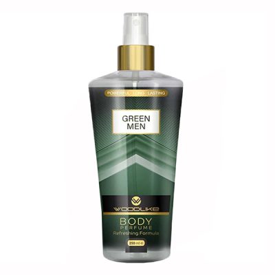 بادی اسپلش مردانه وودلایک مدل Green Men حجم 250 میل