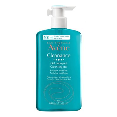 ژل پاک کننده ملایم صورت و بدن اَون مدل Cleanance مناسب پوست چرب حجم 400 میل