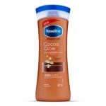 لوسیون بدن وازلین مدل Cocoa Glow حجم 400 میل