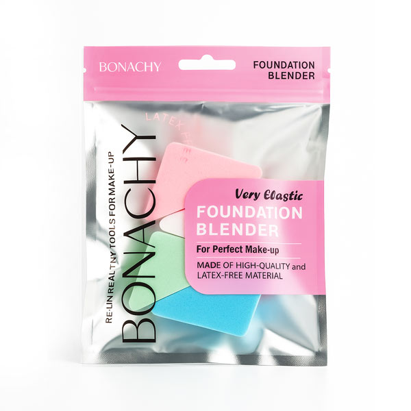 BONACHY-foundation-blender بلندر آرایشی 4 عددی بوناچی مدل Very Elastic