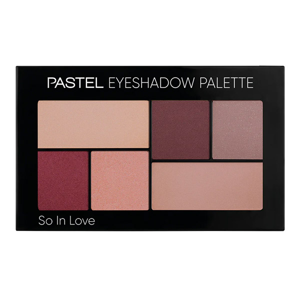 Pastel-So-In-Love-Eyeshadow-Palette-no.203 پالت سایه چشم 6 رنگ پاستل مدل So In Love شماره 203
