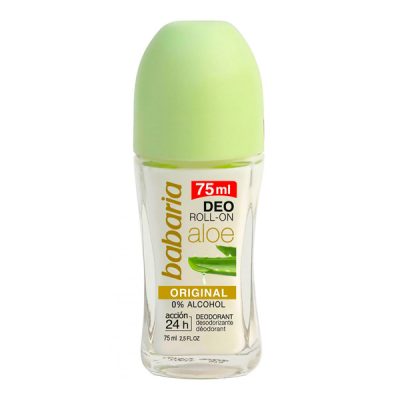 رول ضد تعریق 24 ساعته باباریا مدل Aloe حجم 75 میل